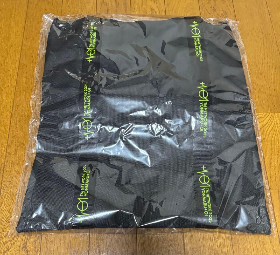 TM NETWORK YONMARU+01 ベルトプリントトート・キャップ