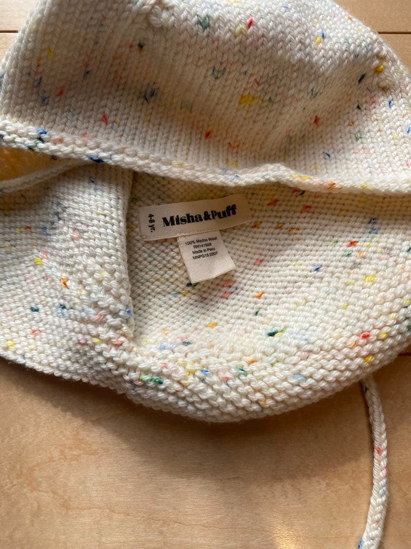 ⠀*⠀様 misha&puff Pointy Peak Hat 4-8y