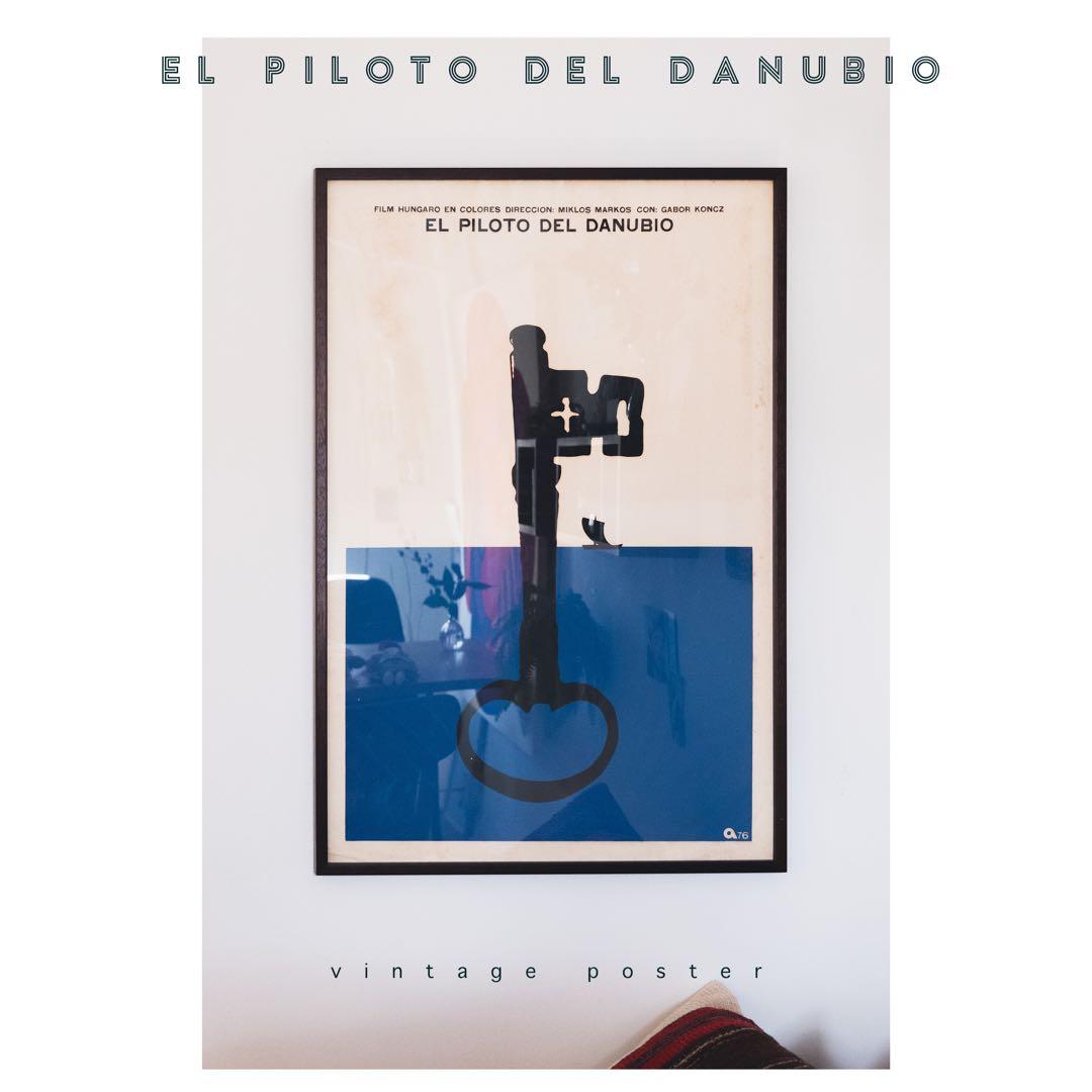 【レア】ジュール ベルヌ 『ドナウの水先案内人』 キューバ ビンテージ ポスター