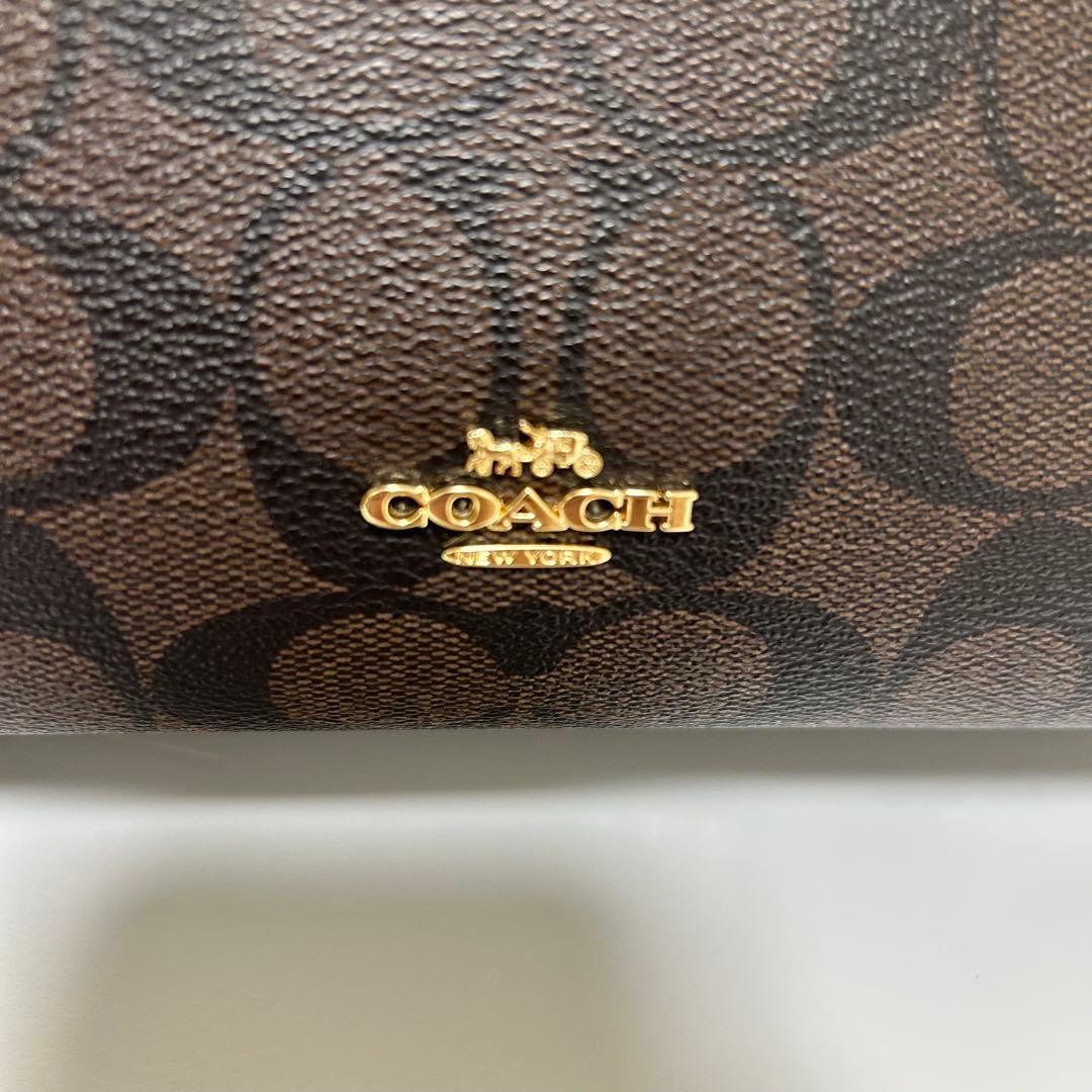 COACH シグネチャー 2WAY ハンドバッグ
