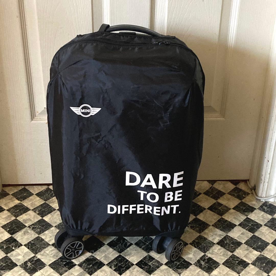 MINI ストライプ キャリーケース カバー付き レッド 赤