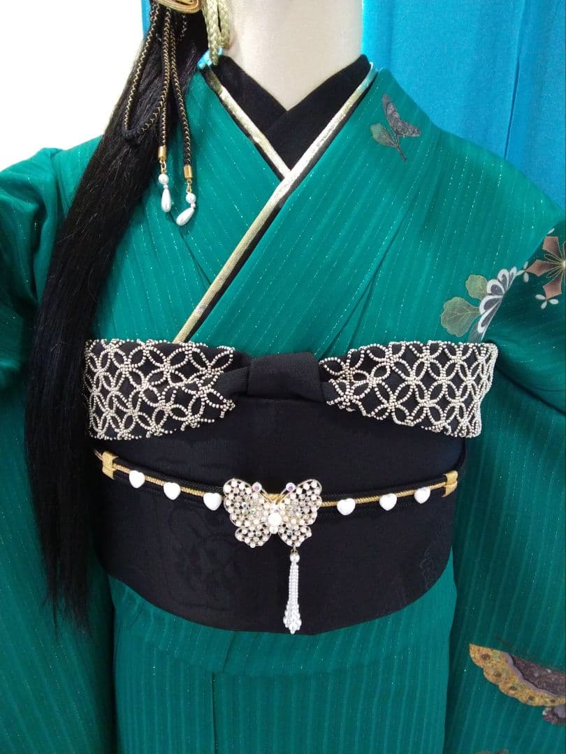 ❰専用❱です！、正絹振袖成人式、重ね衿、帯揚げ、帯締め、袋帯、長襦袢◐