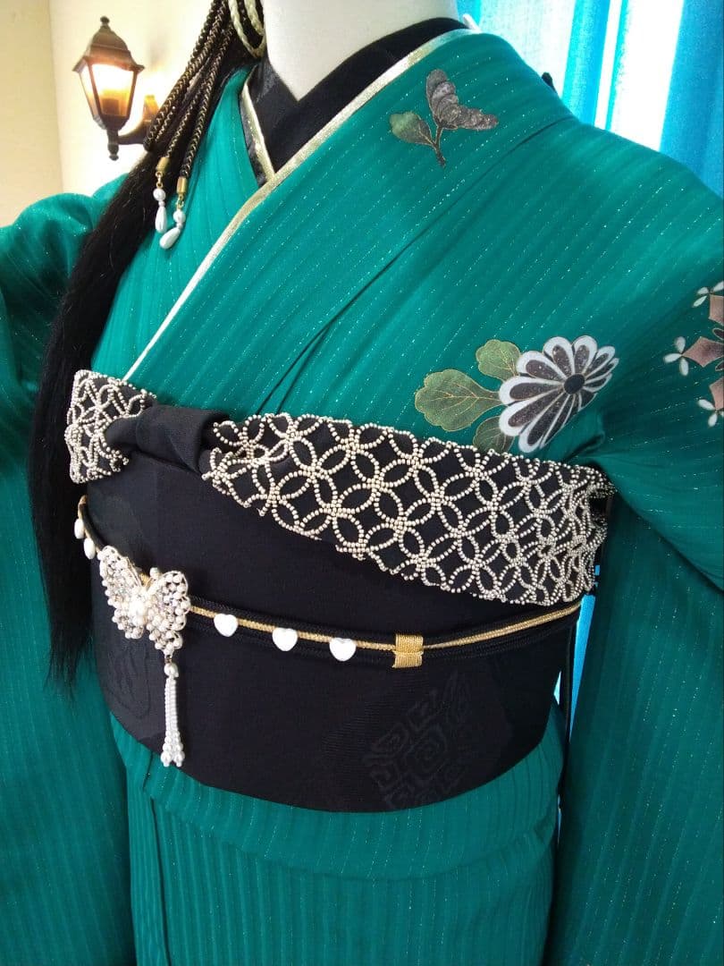 ❰専用❱です！、正絹振袖成人式、重ね衿、帯揚げ、帯締め、袋帯、長襦袢◐