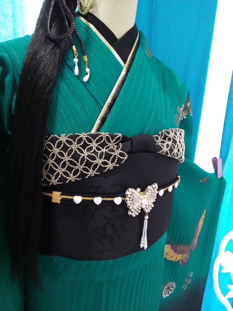 ❰専用❱です！、正絹振袖成人式、重ね衿、帯揚げ、帯締め、袋帯、長襦袢◐