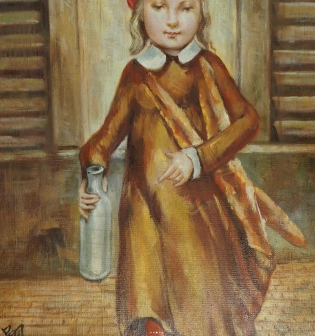 早い者勝ち　藤田嗣治　ー　少女