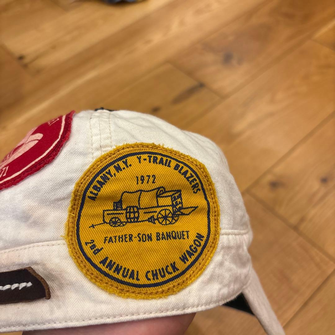 デニムダンガリー　帽子　小沢