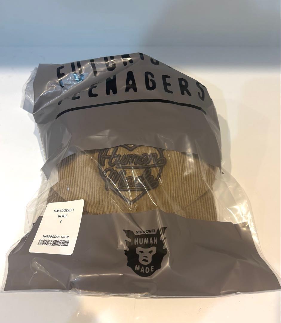 Human made 6PANEL CORDUROY CAP ベージュ