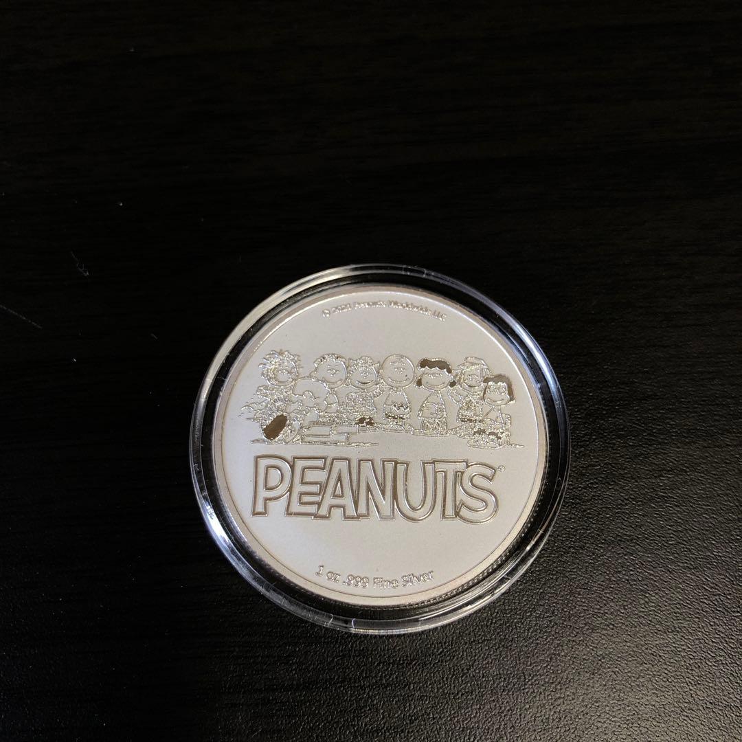 保証書付　銀貨　スヌーピー　1オンス