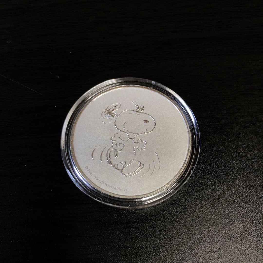 保証書付　銀貨　スヌーピー　1オンス