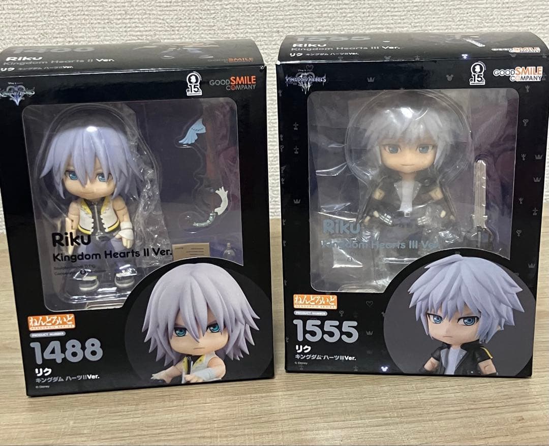 ねんどろいど リク フィギュア キングダムハーツ II & III 2点セット