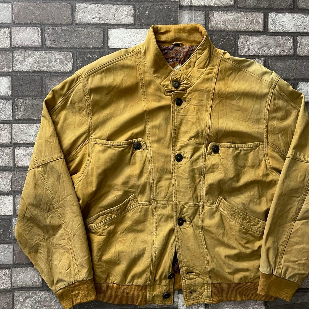 ジャケット・アウター 80's vintage leather swing top blouson