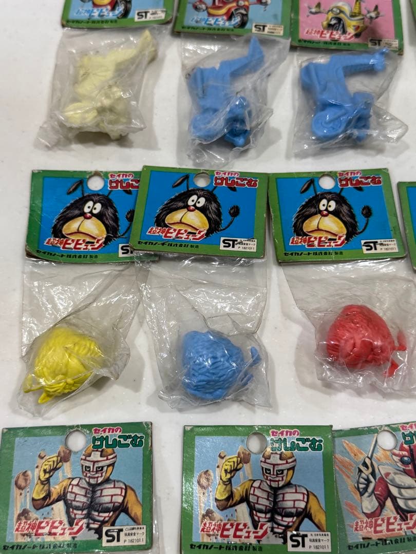 セイカ　消しゴム　超神ビビューン　レトロ　当時物　おもちゃ　石森プロ　戦隊モノ