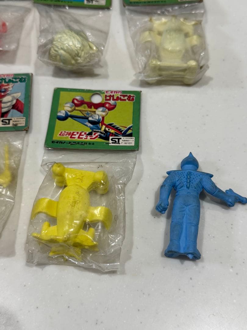 セイカ　消しゴム　超神ビビューン　レトロ　当時物　おもちゃ　石森プロ　戦隊モノ