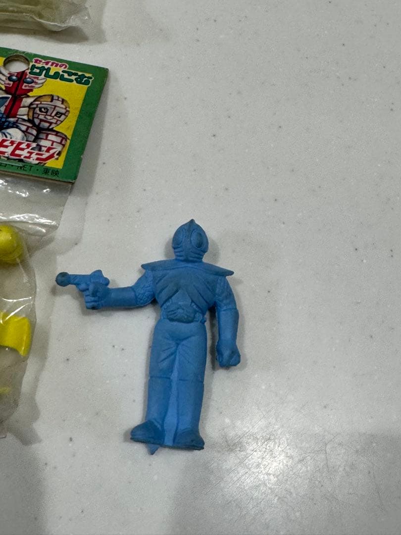 セイカ　消しゴム　超神ビビューン　レトロ　当時物　おもちゃ　石森プロ　戦隊モノ