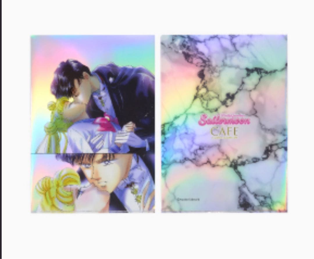 セーラームーン カフェ　クリアファイル　ムーン　A /B /C /D /E