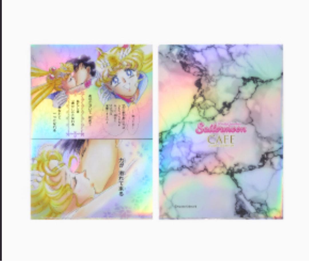 セーラームーン カフェ　クリアファイル　ムーン　A /B /C /D /E