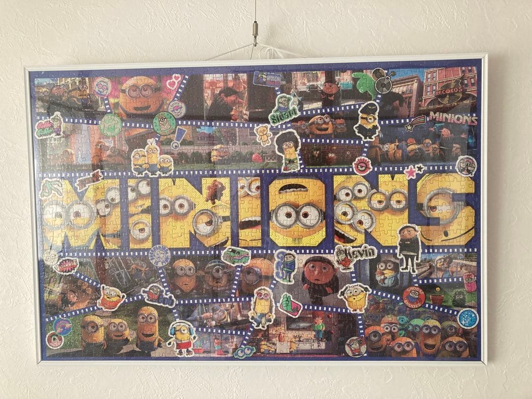 ミニオンズジグソーパズル完成品