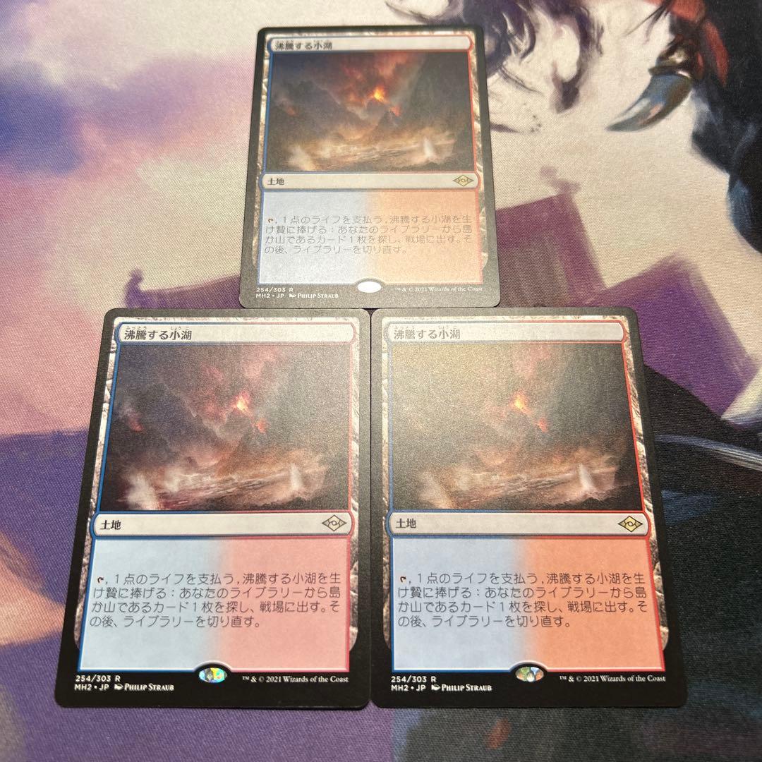 沸騰する小湖 Scalding Tarn JP 254 MH2 3枚セット