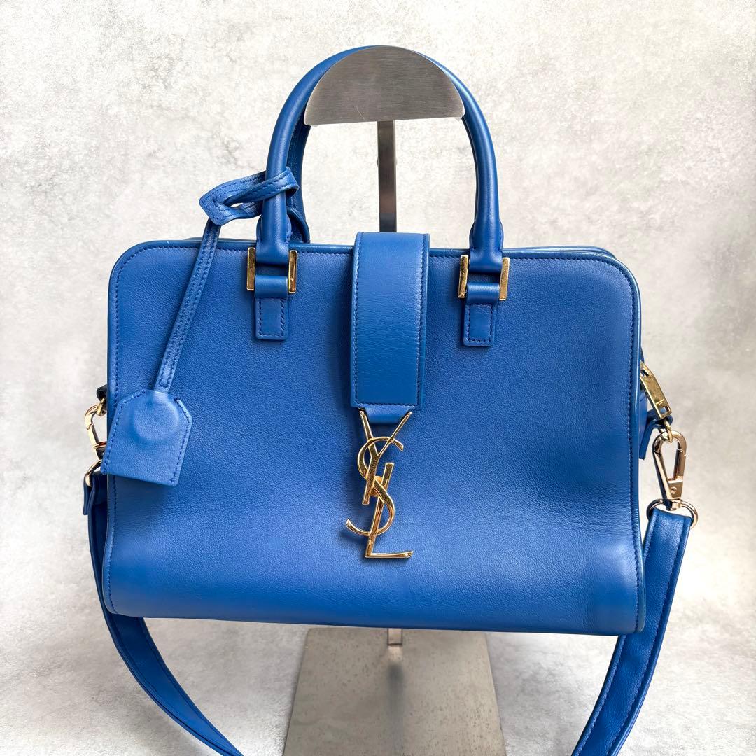 美品 SAINT LAURENT PARIS カバス 2way ハンドバッグ