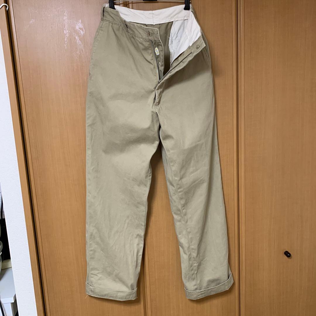 60s 70s US.ARMY トラウザー　チノパン ヴィンテージ　32×33