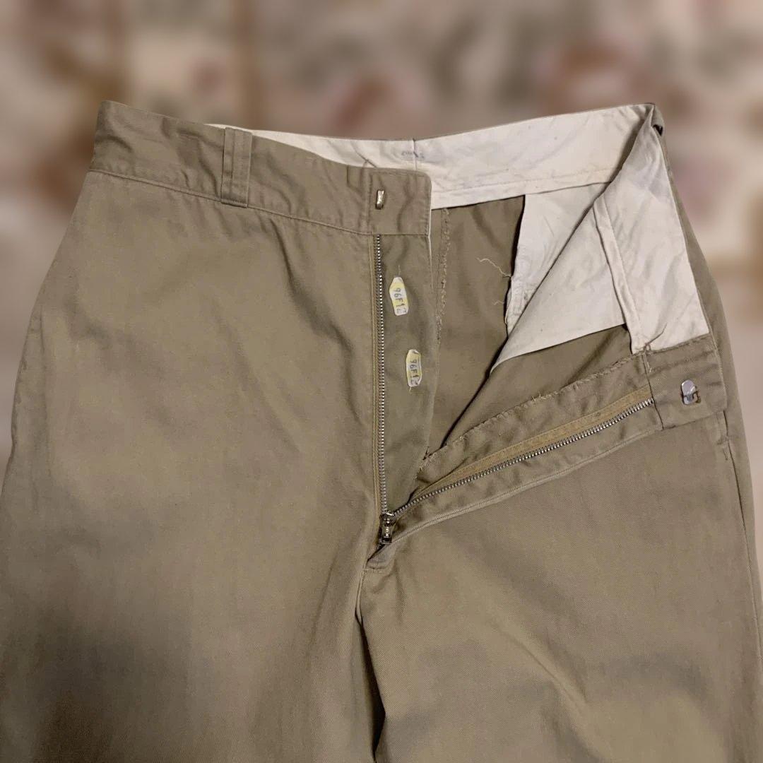 60s 70s US.ARMY トラウザー　チノパン ヴィンテージ　32×33