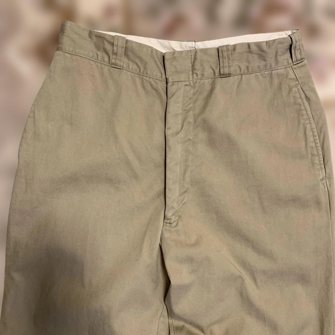 60s 70s US.ARMY トラウザー　チノパン ヴィンテージ　32×33