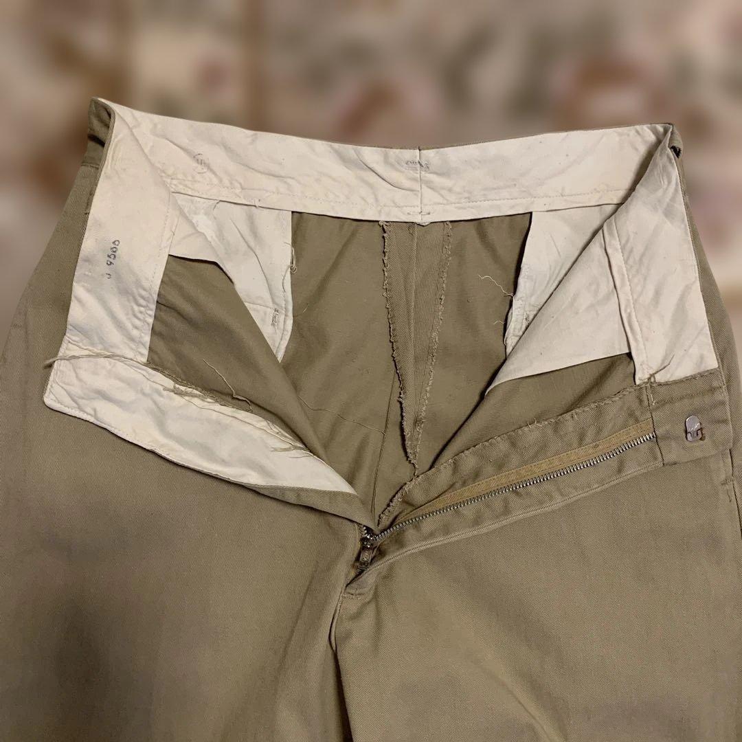 60s 70s US.ARMY トラウザー　チノパン ヴィンテージ　32×33