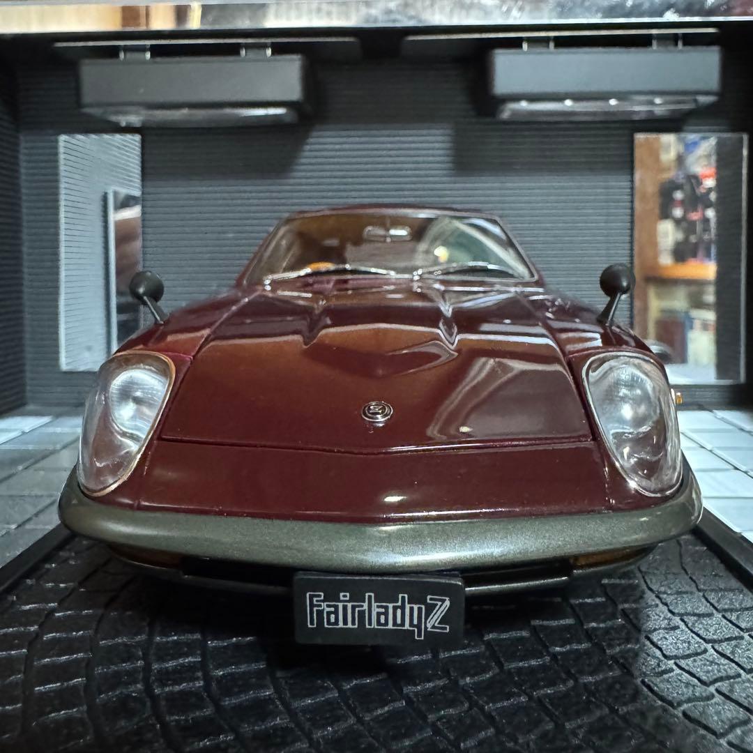絶版未展示品 京商 1/18 ニッサン フェアレディ 240Z-G マルーン