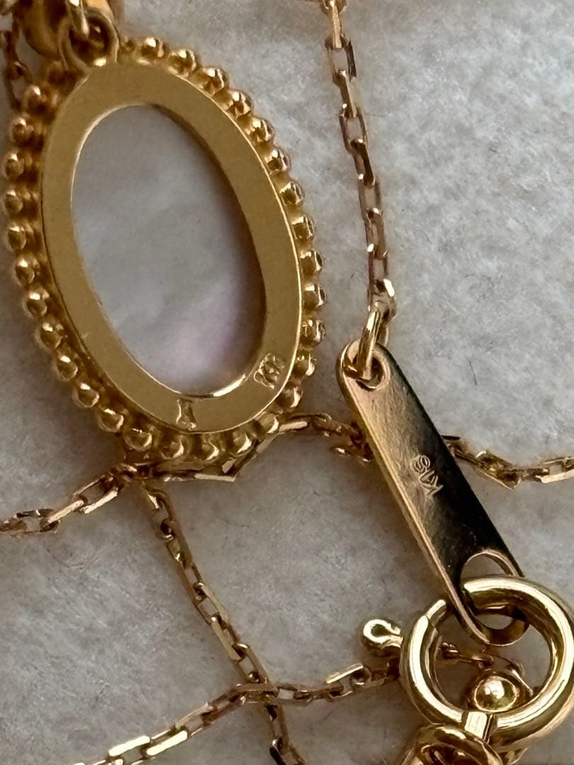 ヴァンドーム青山 ネックレス ピアス K18 シェル