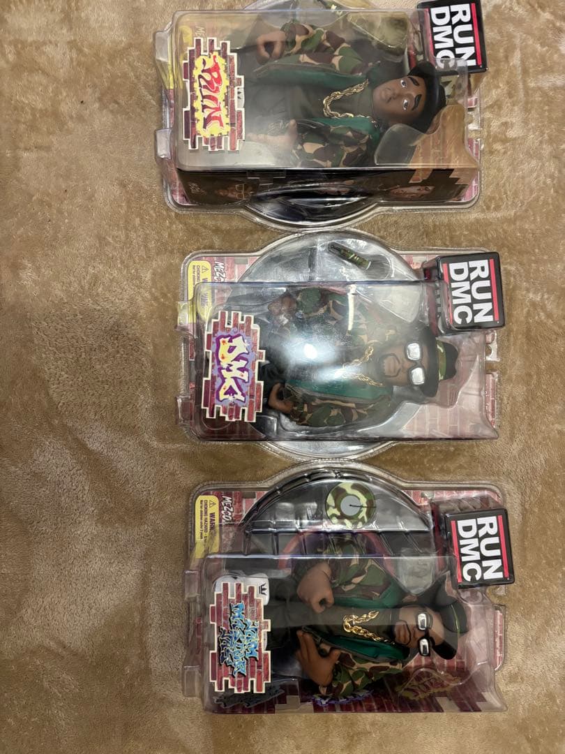 RUN DMC アクションフィギュア 3体セット