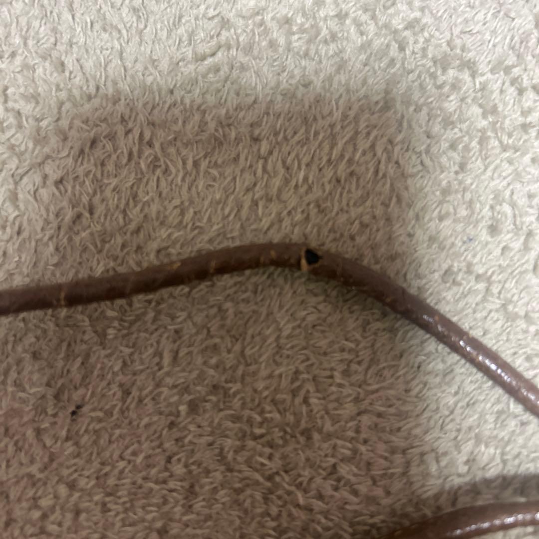 GUCCI オールドグッチ シェリーライン GG柄　レザーショルダーバッグ