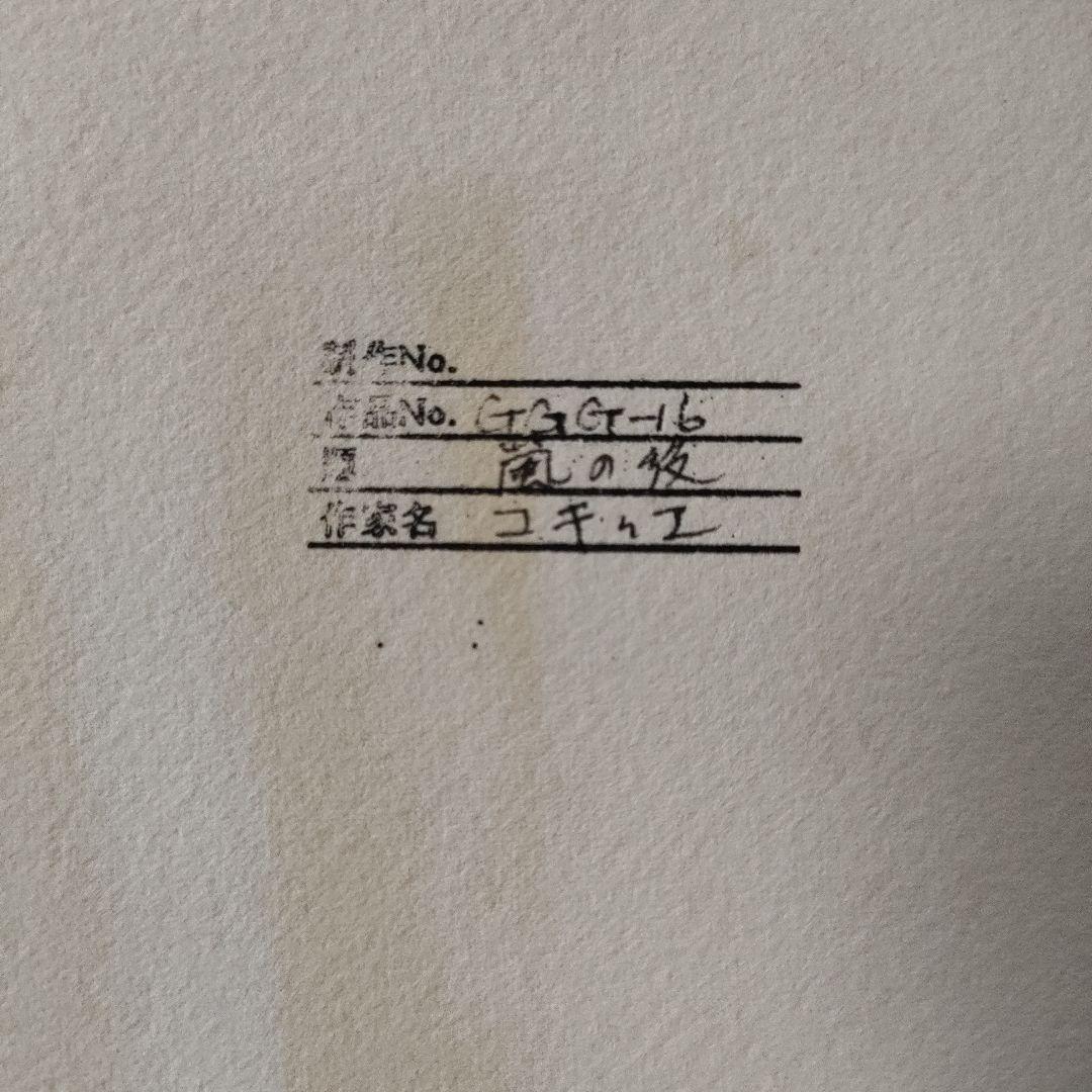 ジャック コキレイJacques Coquillayリトグラフ『モルビ湾嵐の後』