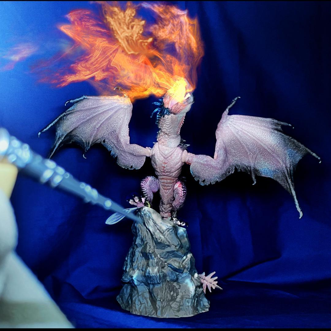 パポ 新品未開封『ドラゴン』フル可動 ファンタジーモンスターアクションフィギュア