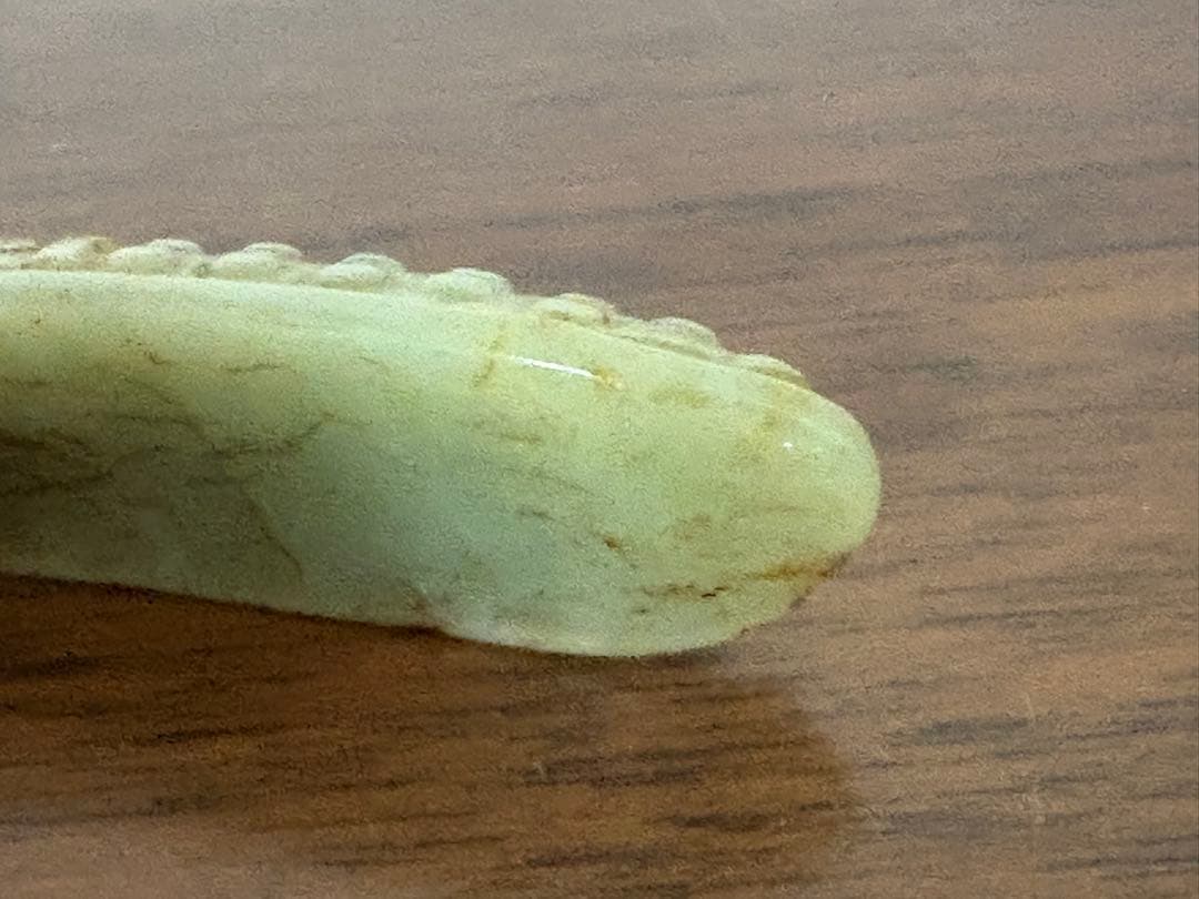 石？玉？の中国的置物　中国美術　帯勾 12cm弱44g