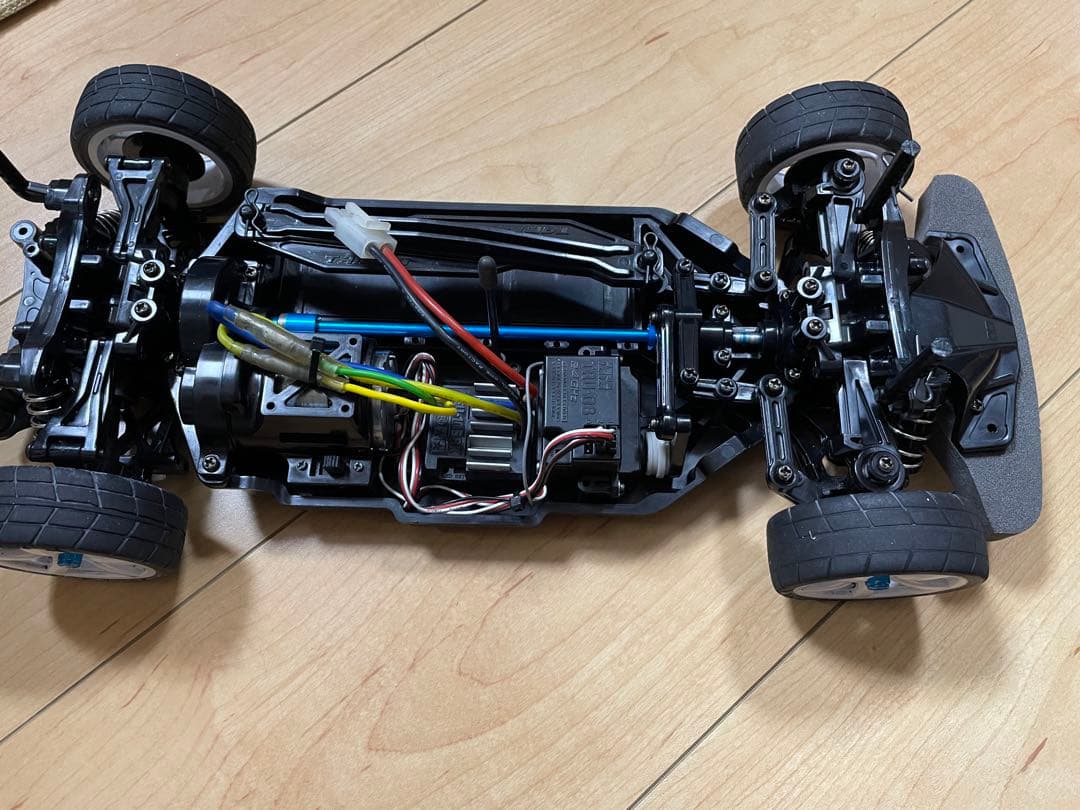 【Acco】 タミヤ　TT02 2台セット　AMG ベンツ　ランエボ7