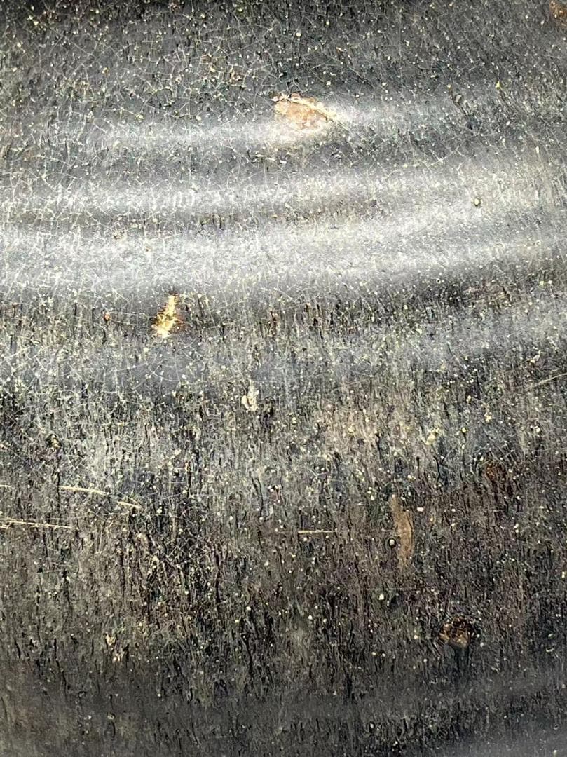 宋時代　贛州窯黑陶大壺 黑陶大瓶 李朝15世紀　高麗　黒陶大壺(B-52)