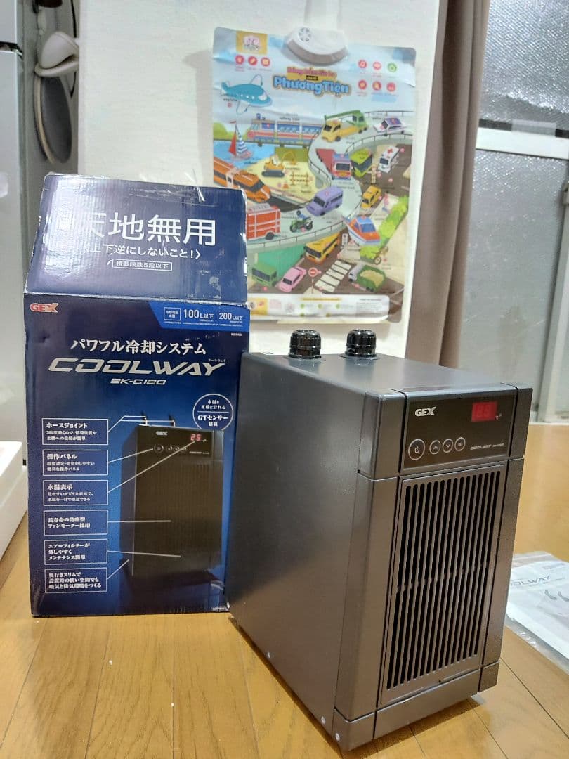 【未使用・開封のみ】GEX クールウェイ BK-C120 水槽用クーラー