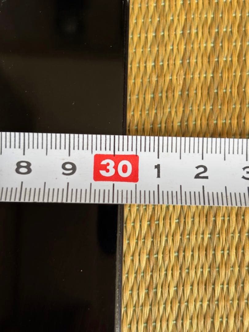 茶道具 黒真塗 長板 敷板 一双 炉・風炉用