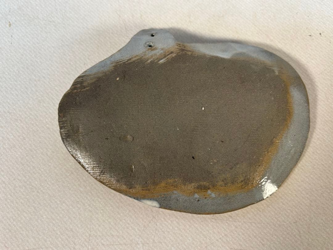 陶器製　持ち手付き小皿 6個セット