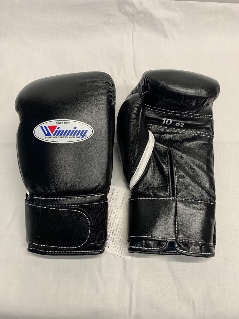 新品 10oz Winning ボクシング グローブ ブラック
