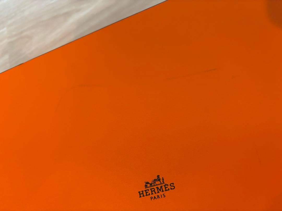 エルメス　オレンジボックス　空箱　ガーデンパーティー　095