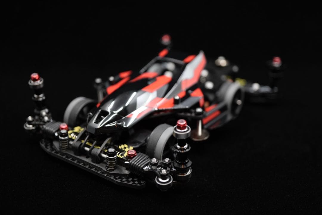 ミニ四駆 MSフレキ 完成マシン 紅機甲Ver. 海外優勝仕様