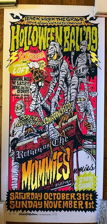 2枚組 ロッキンジェリービーン シルクスクリーン　ポスター