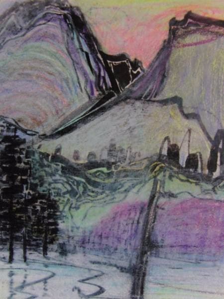 関口進、『大正池』、原画、証明書付、送料無料