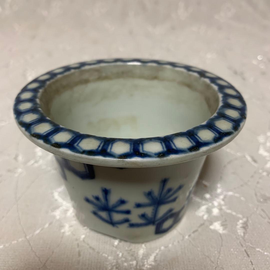 盆栽鉢　丸　ほつれあり　訳あり