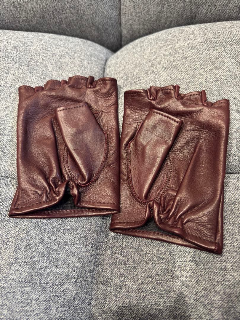 小物 OUR LEGACYBIKER GLOVE CURRANT RED NAPPA