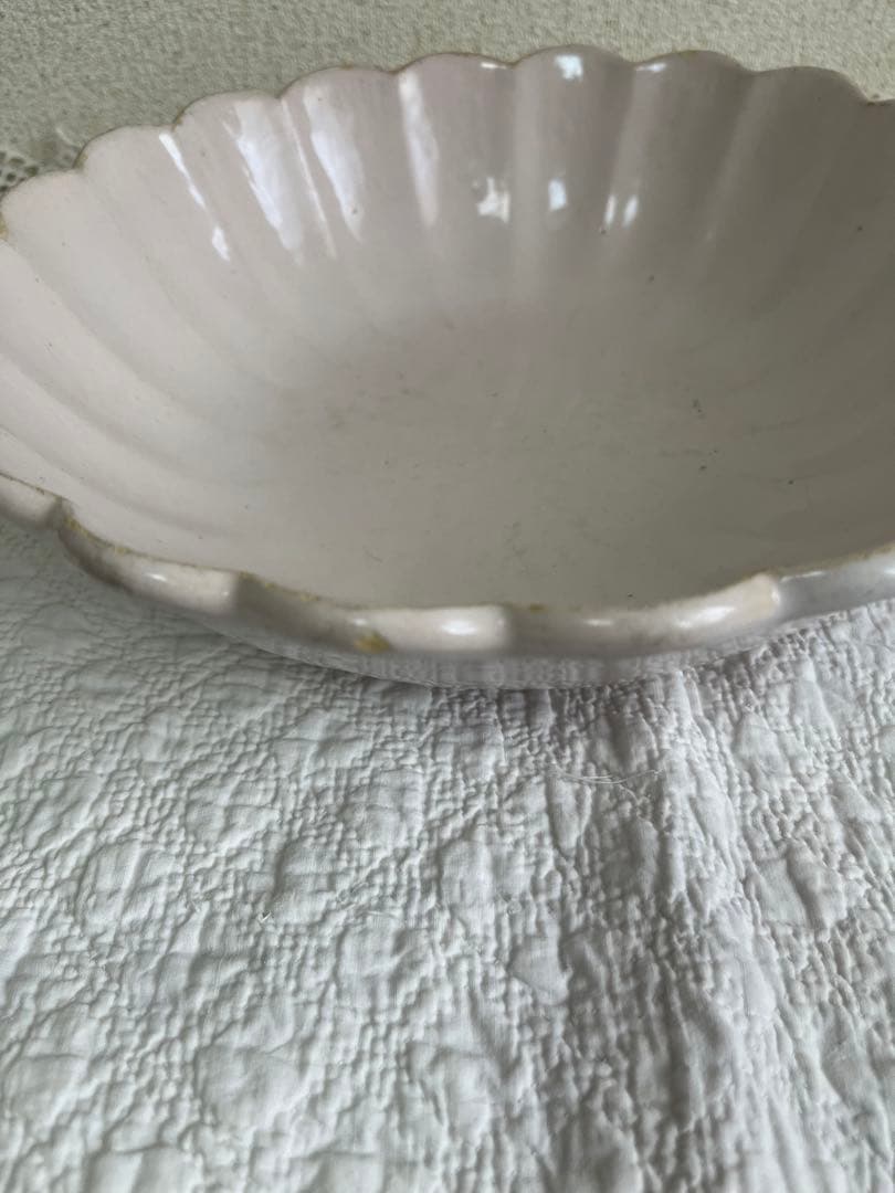 18世紀フランスアンティーク　ムスティエ　輪花鉢