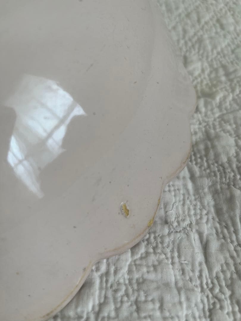 18世紀フランスアンティーク　ムスティエ　輪花鉢