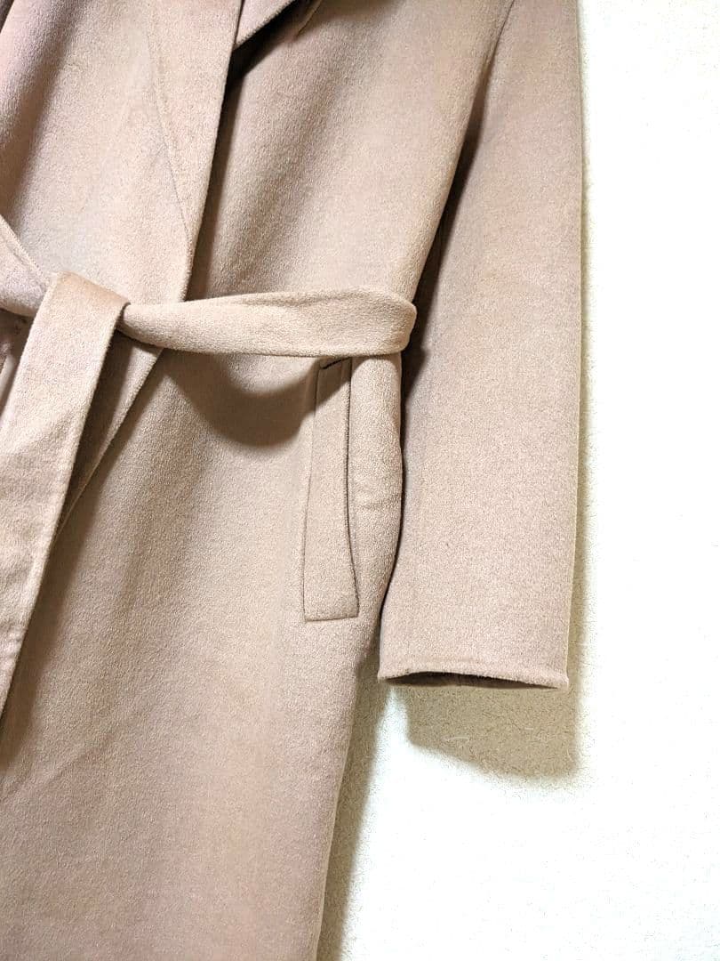 ZARA　ダブルフェイス　ロングコート　ZW　完売　チェスターコート　美品