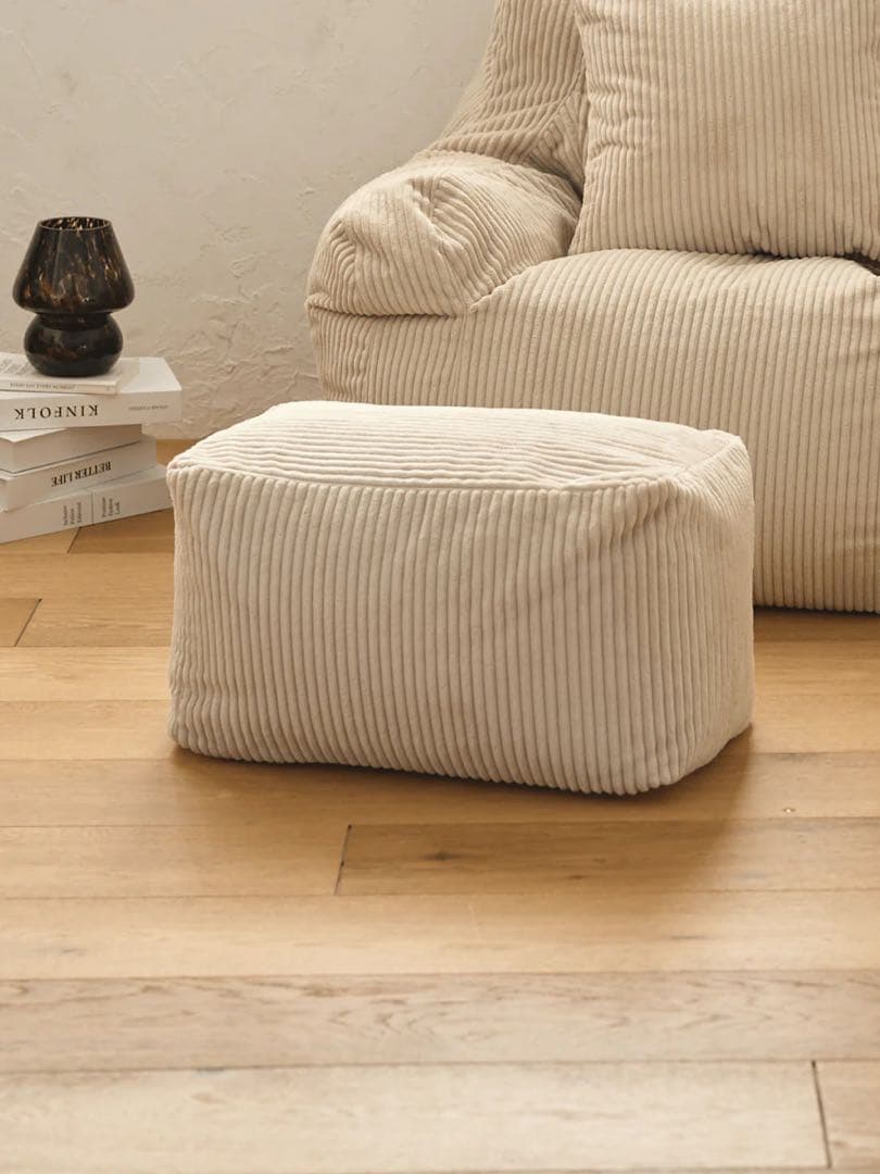 kn　Loosy コーデュロイ ベージュ オットマン